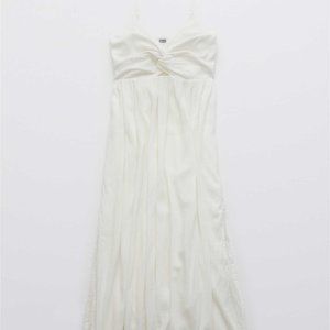 NWOT aerie front twist midi dress size xs